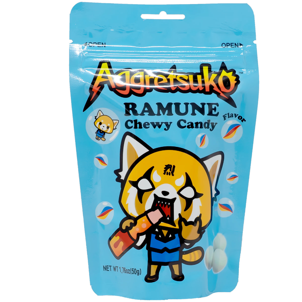 Aggretsuko Ramune Chewy Candy 50g