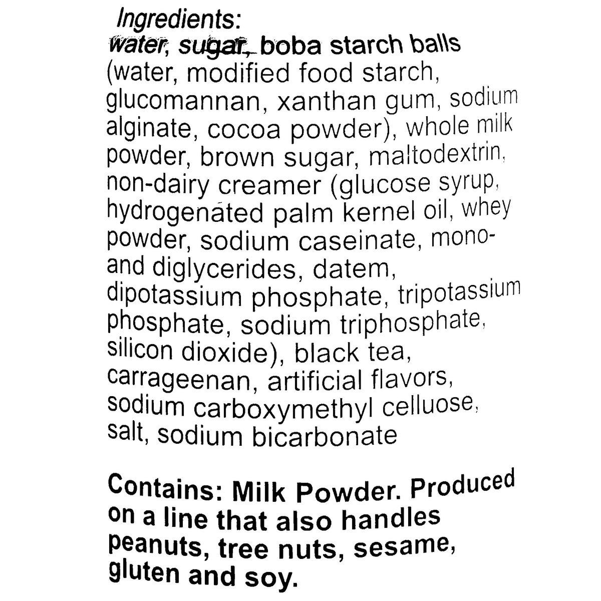 Asha Hello Kitty Boba Milk Tea Brown Sugar Flavor 310ml