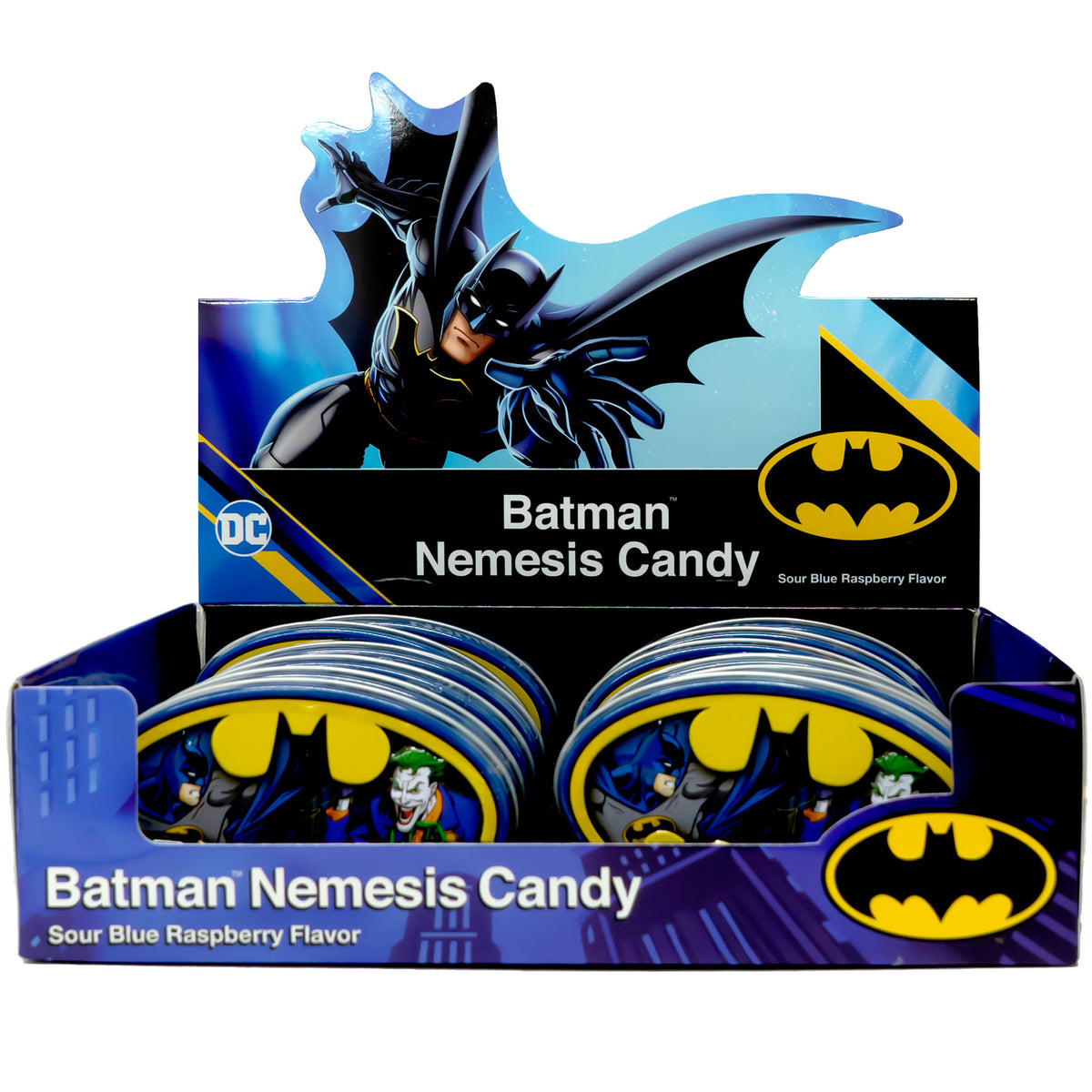 Batman Nemesis Candy Sour Blue Raspberry Flavor 34g