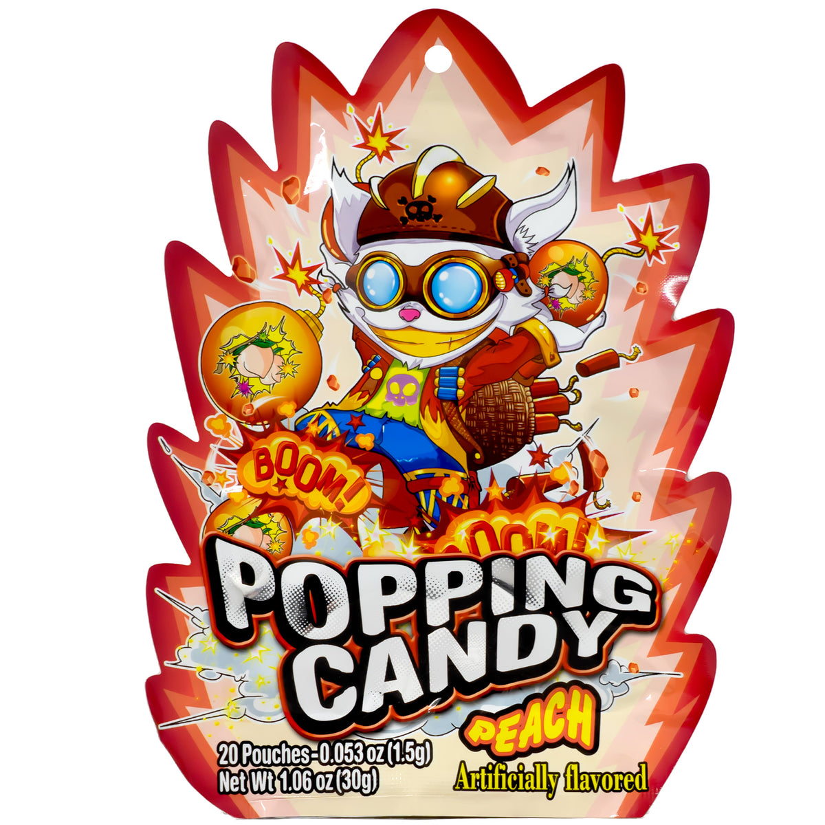 Boom! Popping Candy Peach Flavor 30g
