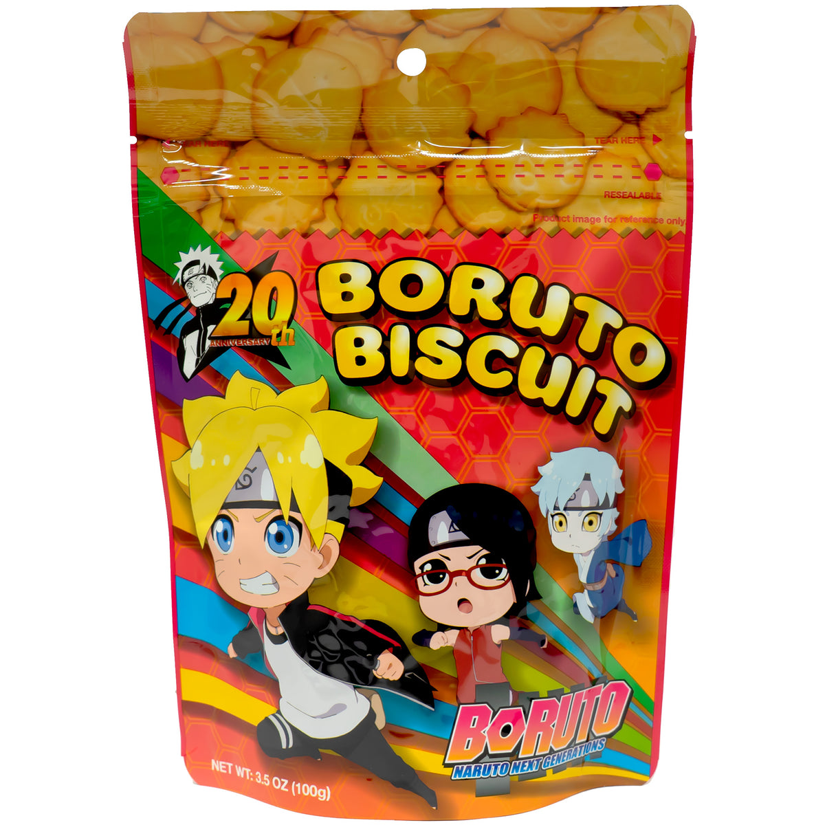 Boruto Biscuit 20th Anniversary 100g