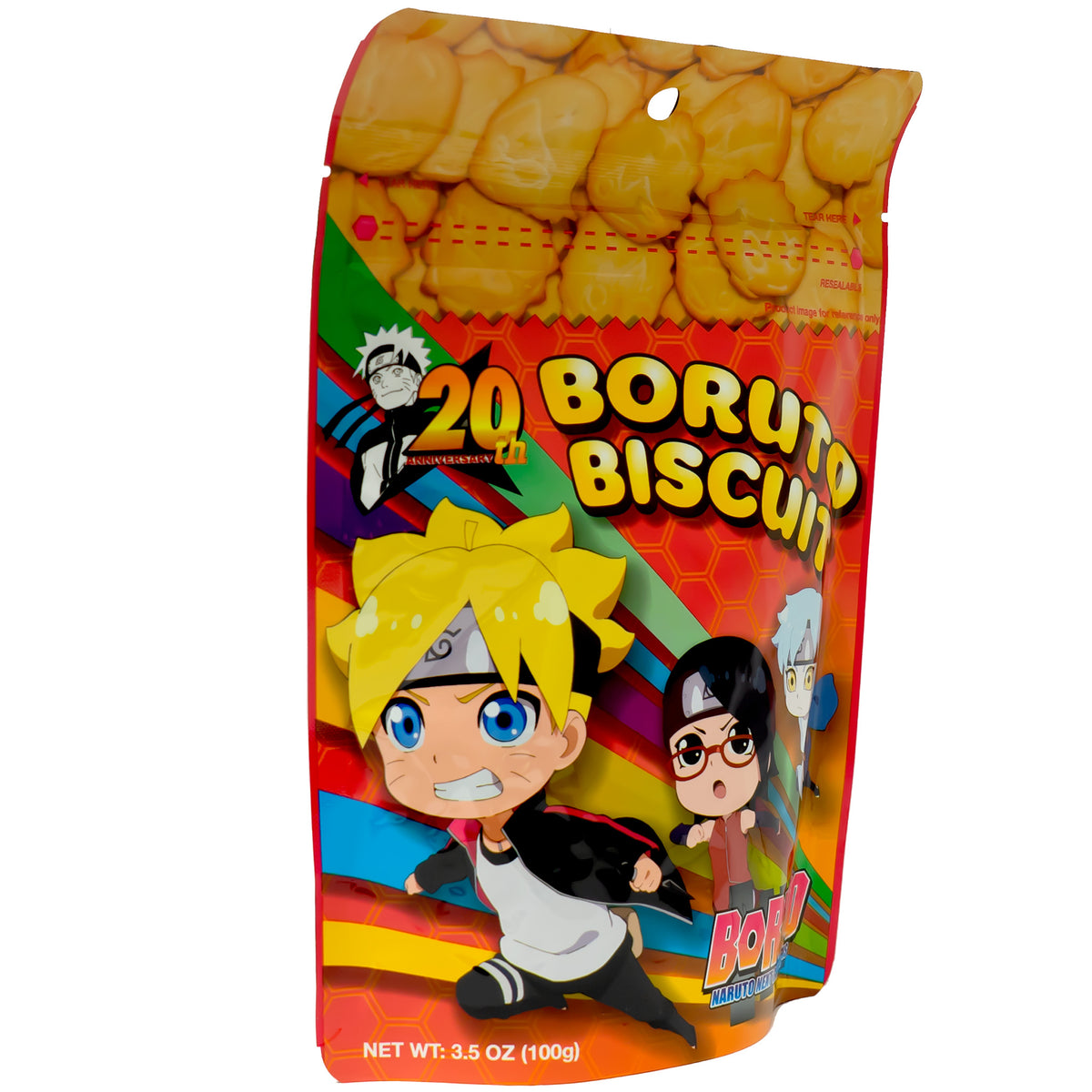 Boruto Biscuit 20th Anniversary 100g