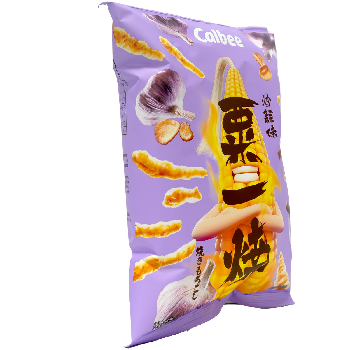 Calbee Grill A Corn Fried Garlic Flavored 80g