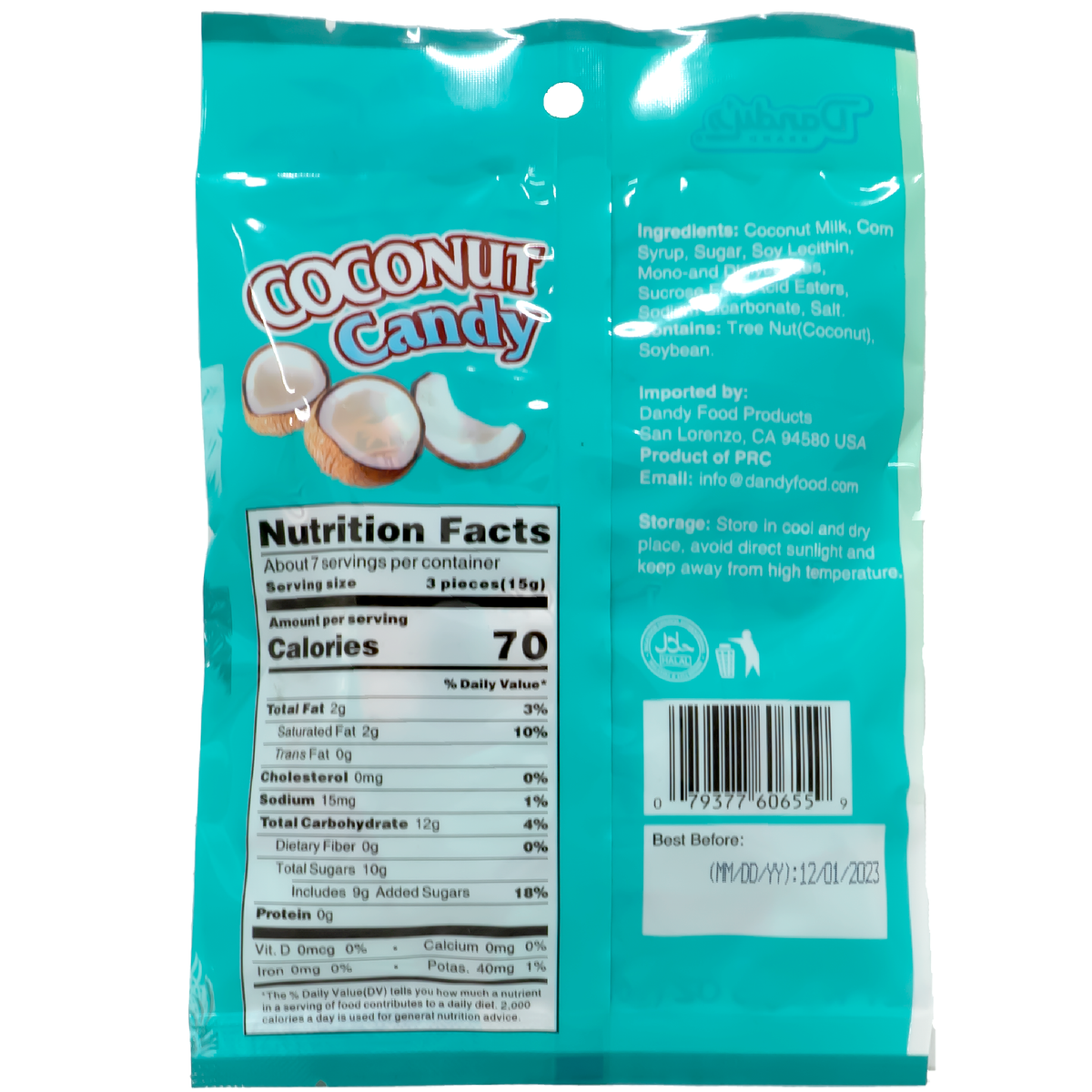 Dandy&#39;s Coconut Candy 100g