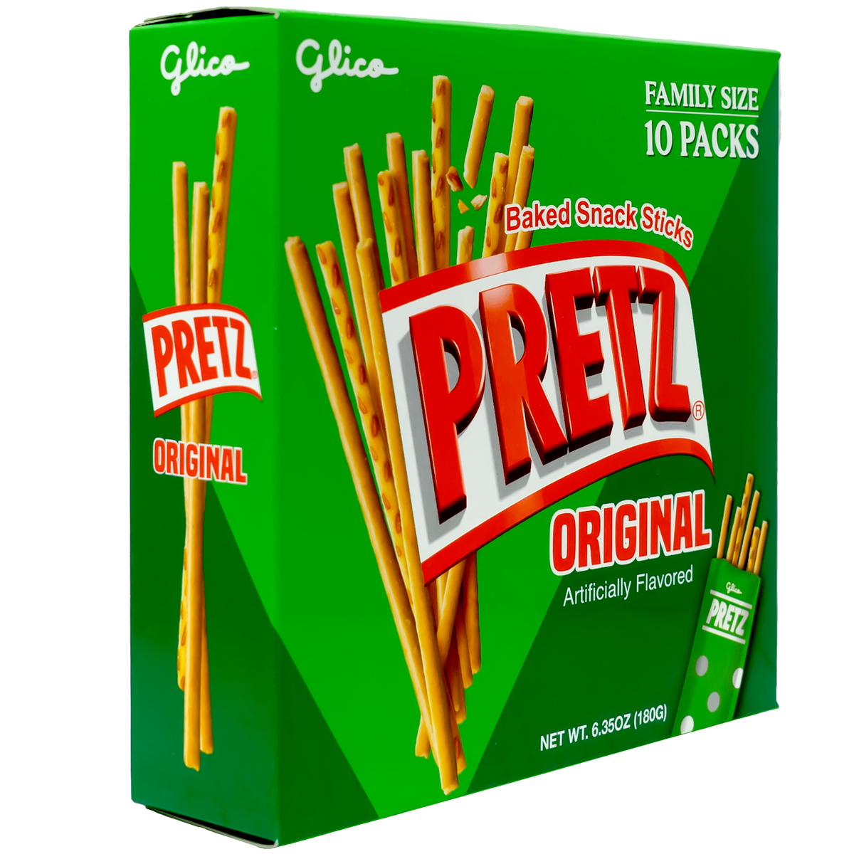 Glico Pretz Party Size Baked Snack Sticks Salad Flavor 180g
