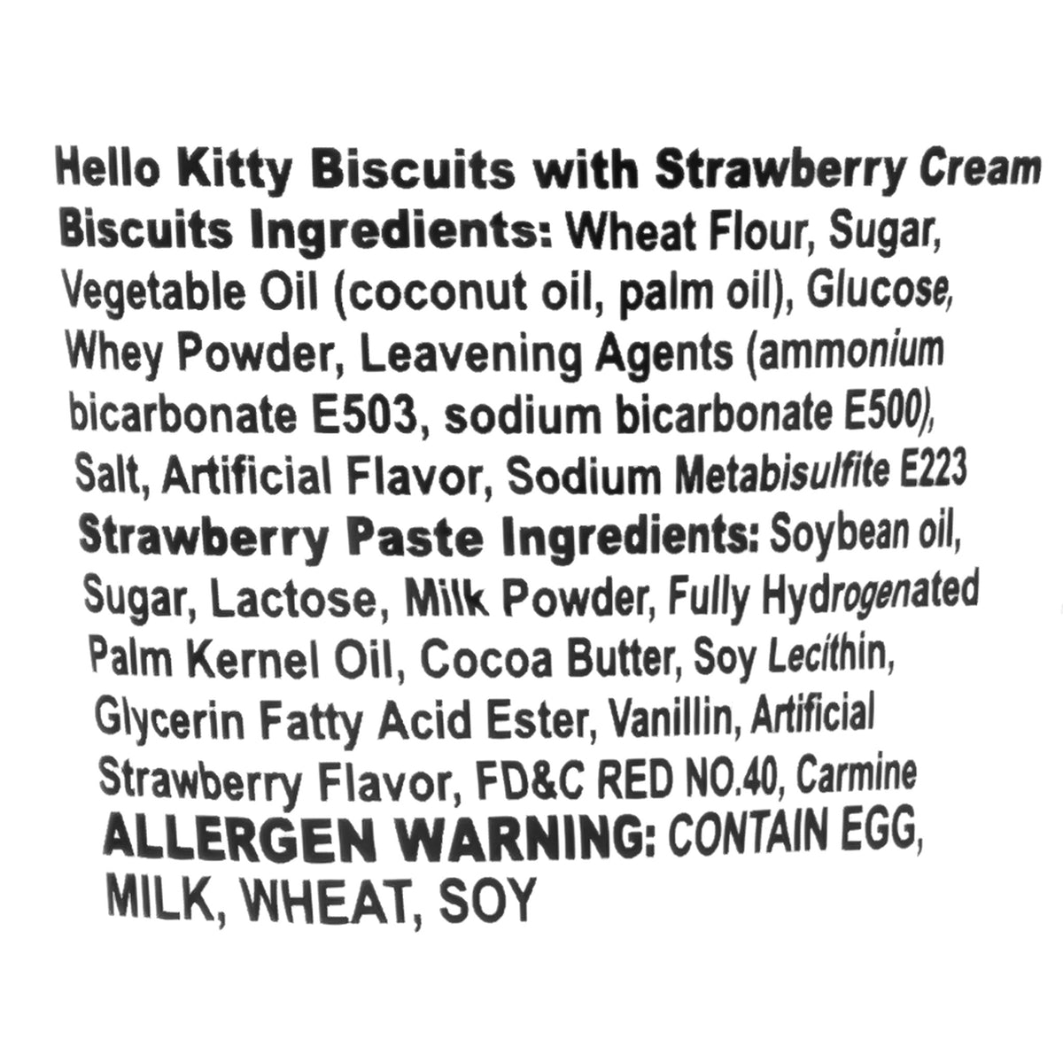 Hello Kitty Strawberry Dip Biscuit 33g