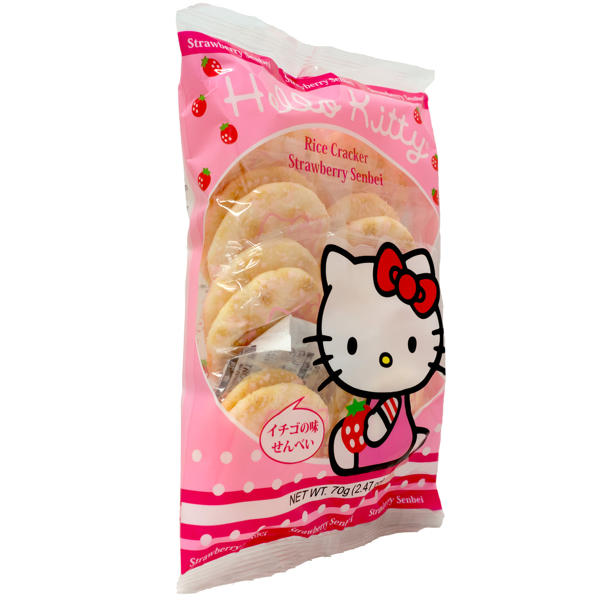 Hello Kitty Strawberry Senbei Cracker 70g