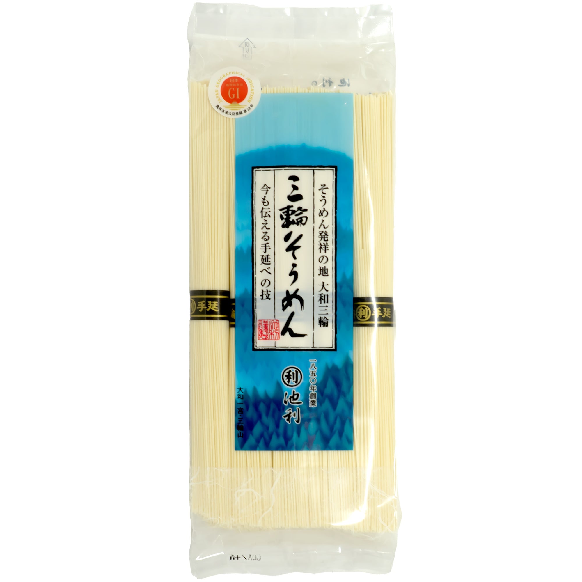 front view of Ikeri Miwa Somen 500g