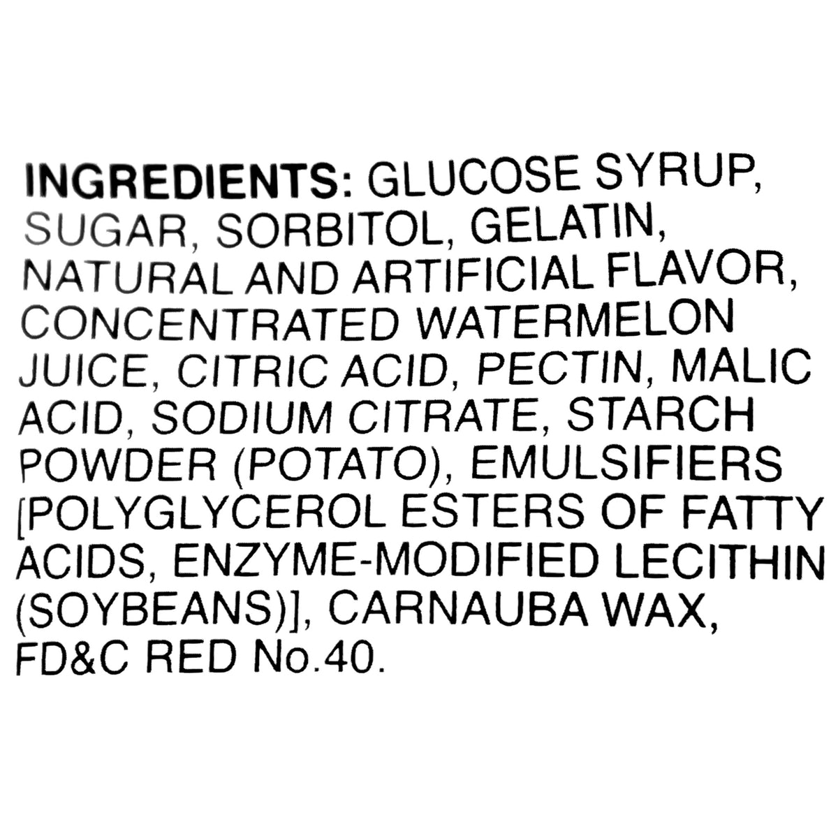 Kasugai Watermelon Gummy Candy 107g