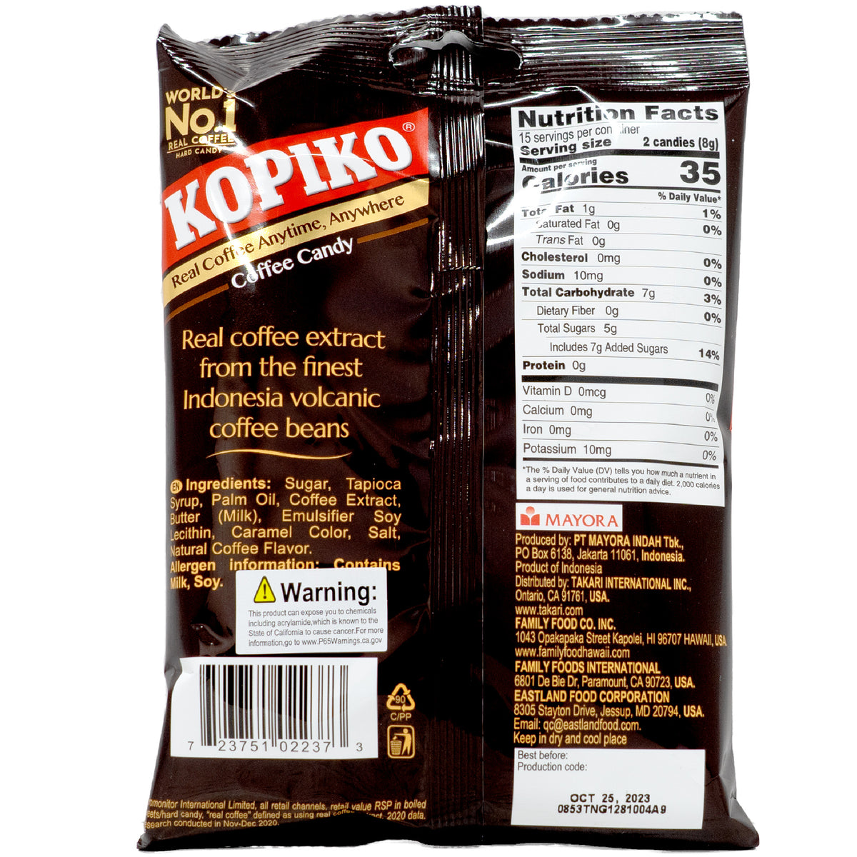 Kopiko Coffee Candy 120g