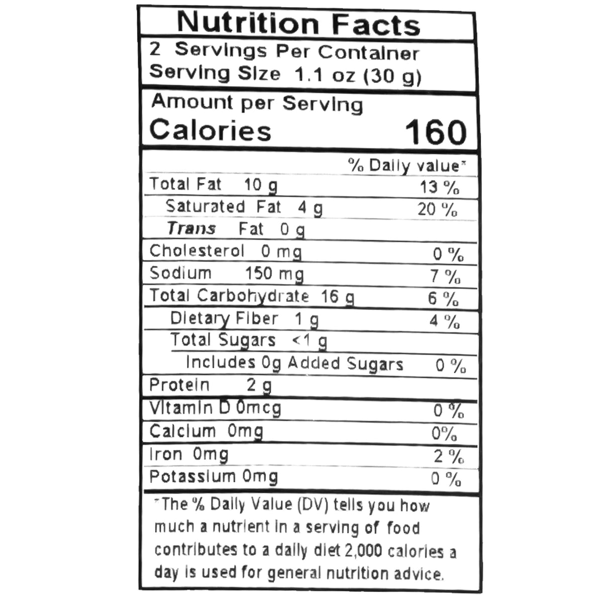 Lay&#39;s Potato Chips 2 in 1 Seafood Sauce Flavor 40g nutrition facts