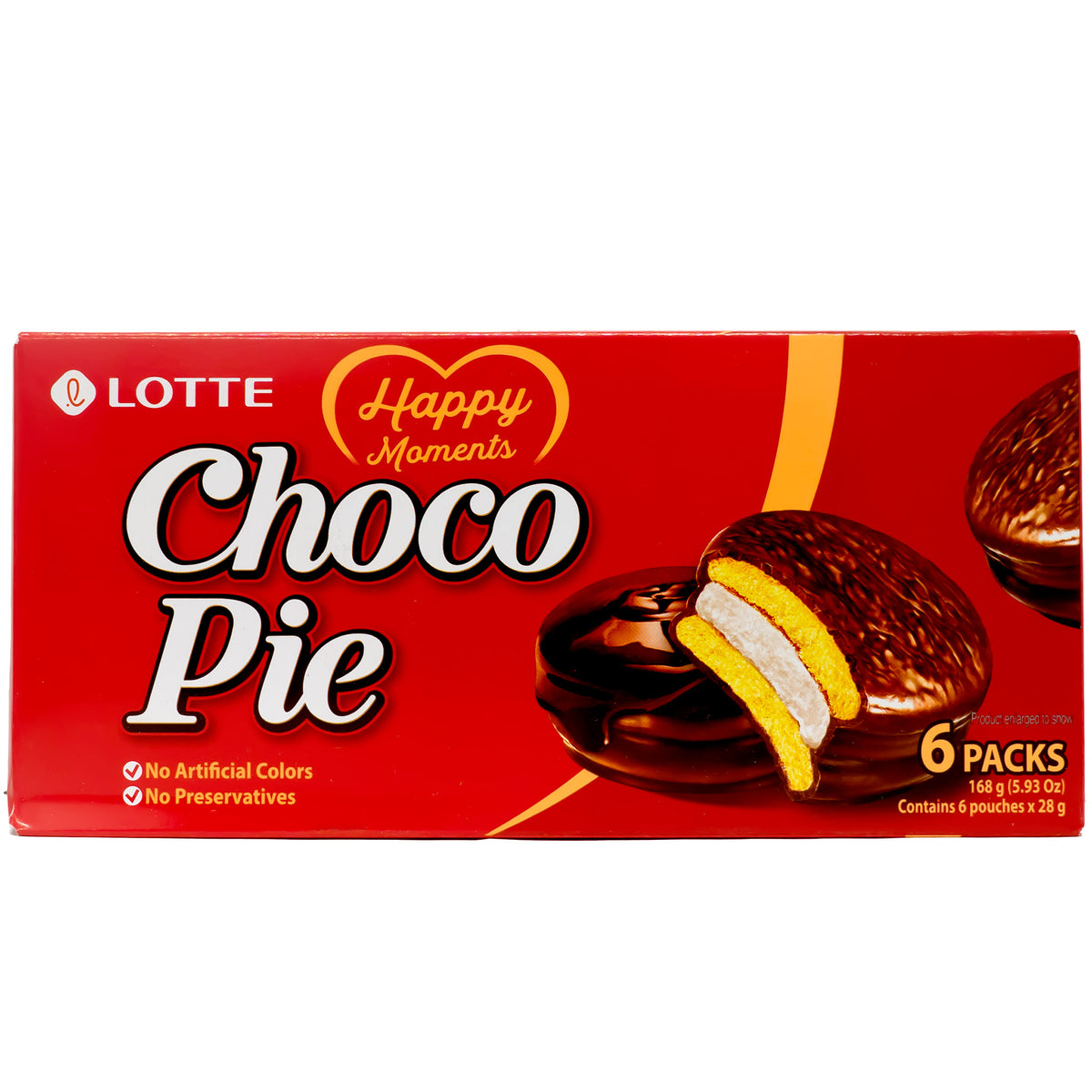 Lotte Choco Pie 6 Packs 168g