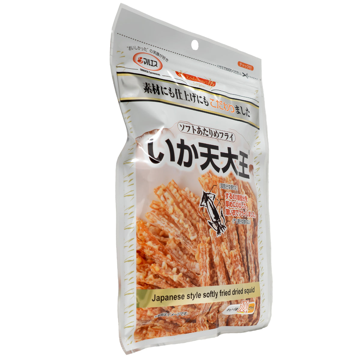 Maruesu Ikaten Daiou Softly Fried Dried Squid 60g