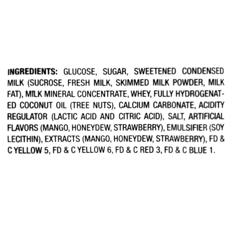 Milkita Creamy Shake Lollipop Fruity Mix Flavors 115g