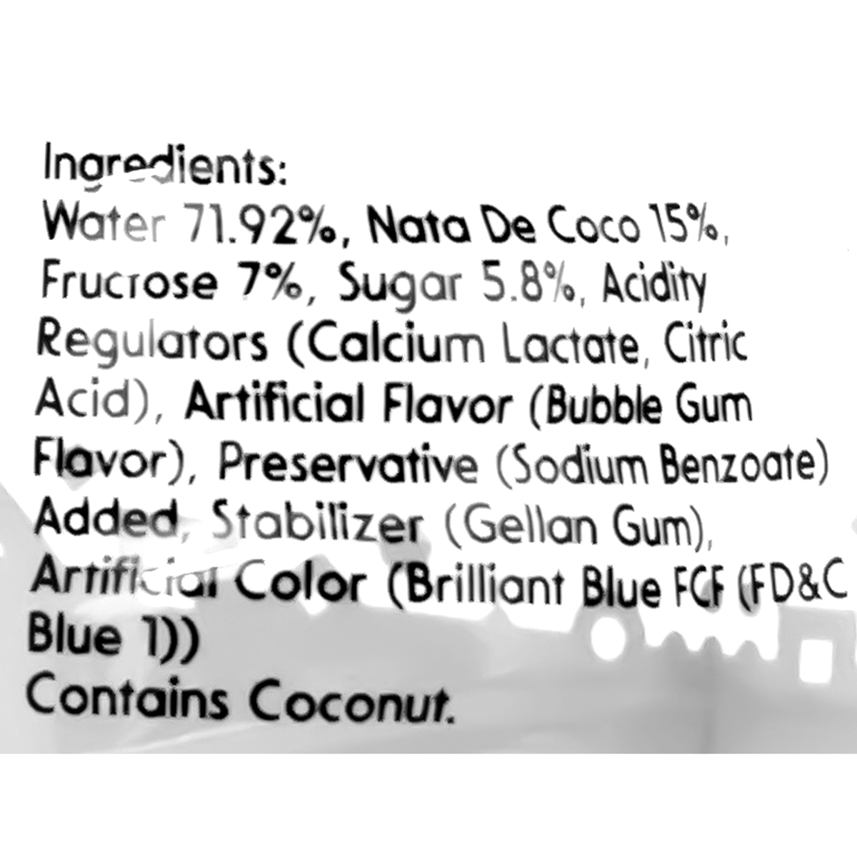 Mogu Bubble Gum Flavored Drink with Coconut Jelly 320ml