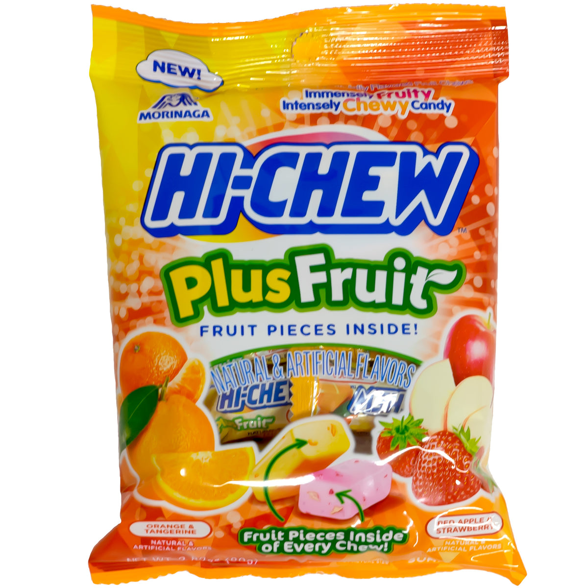Morinaga Hi-Chew Fruity Candy Plus Fruit Flavor 80g