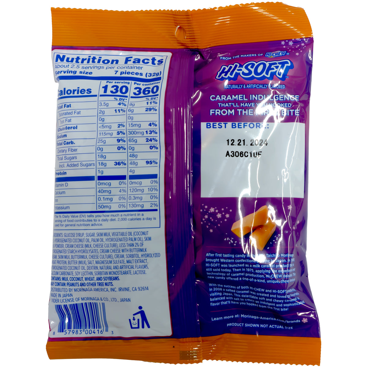 Morinaga Hi-Chew Salted Caramel Soft Candy 85g