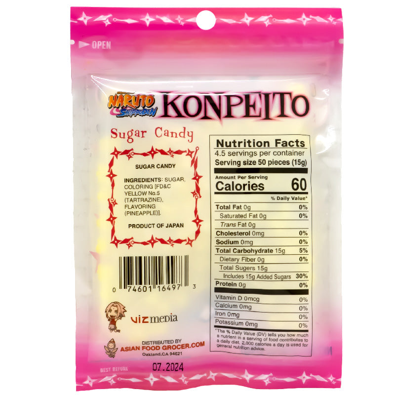 Naruto Shippuden Konpeito Sugar Candy Sakura Version 70g