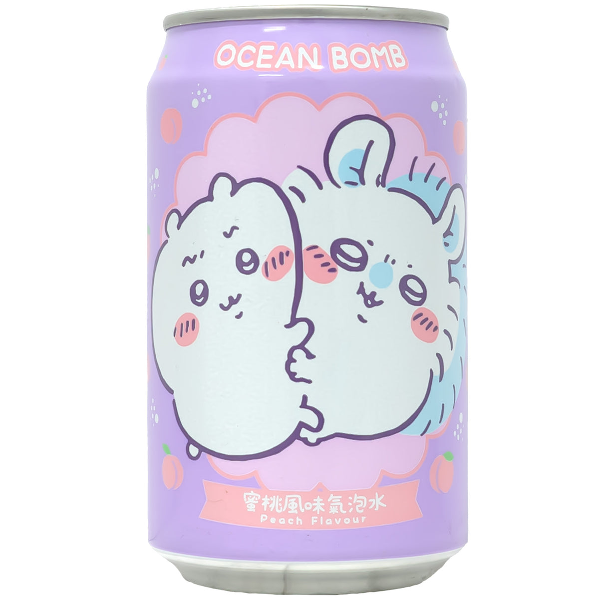 OCEAN BOMB Chiikawa Peach Flavor Soda 330ml