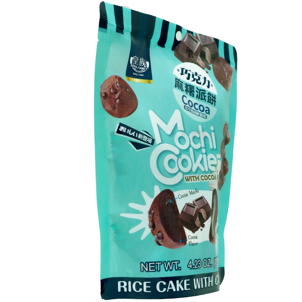 Royal Family Mochi Cookies Cocoa Flavor 120g