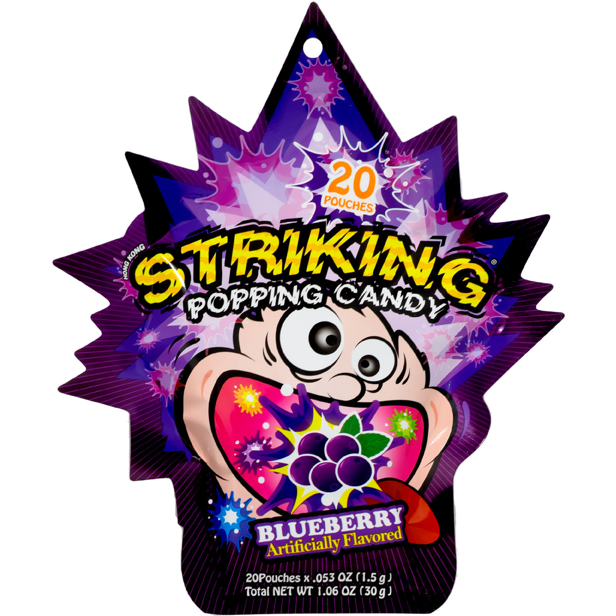 Striking Popping Candy Blueberry Flavor 30g