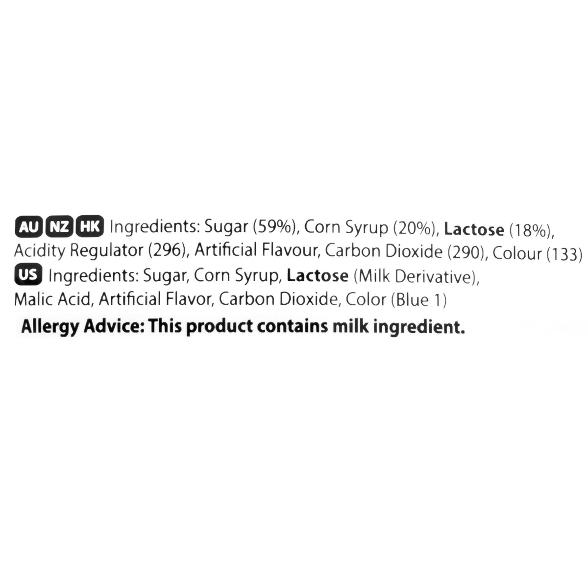 Striking Popping Candy Blueberry Flavor 30g