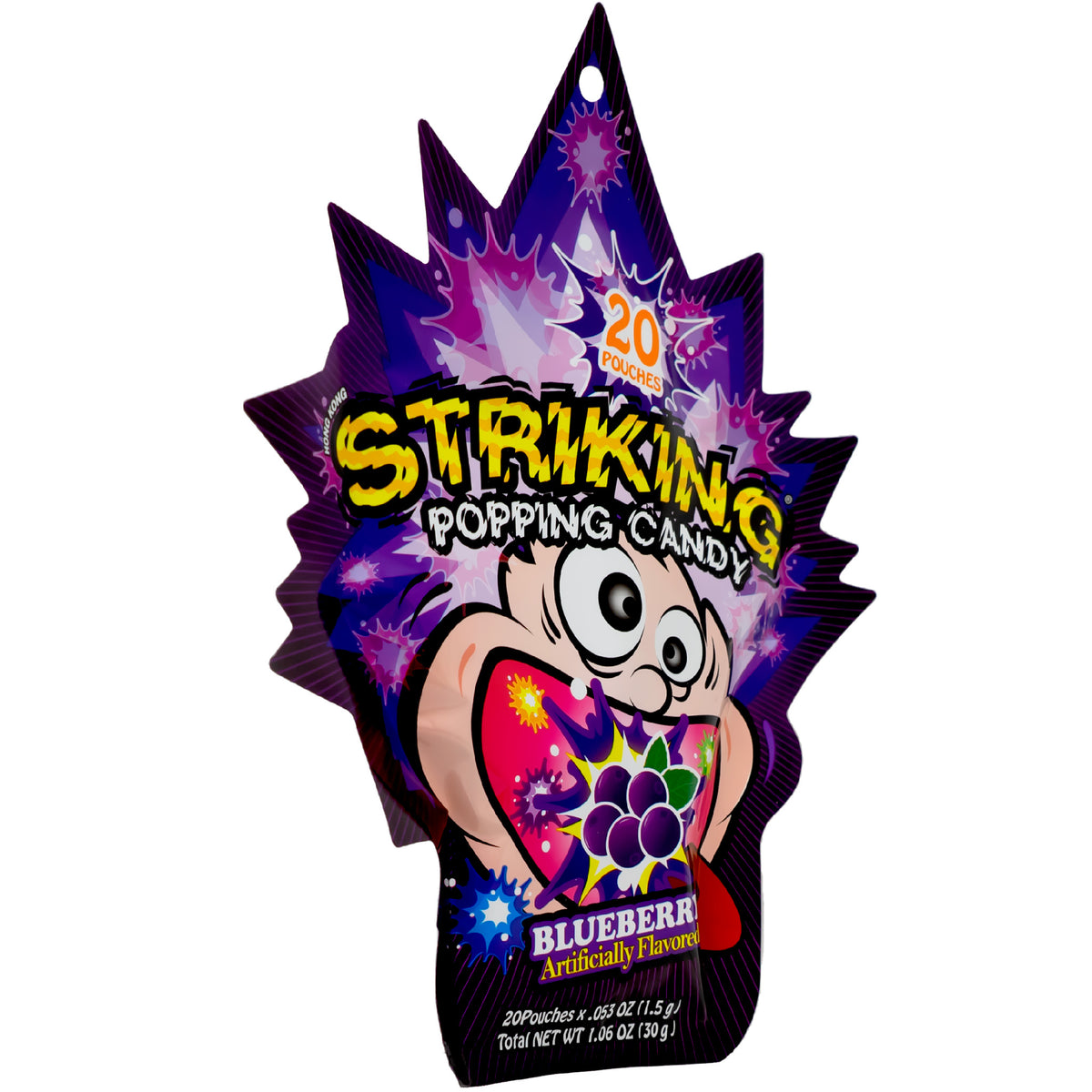 Striking Popping Candy Blueberry Flavor 30g