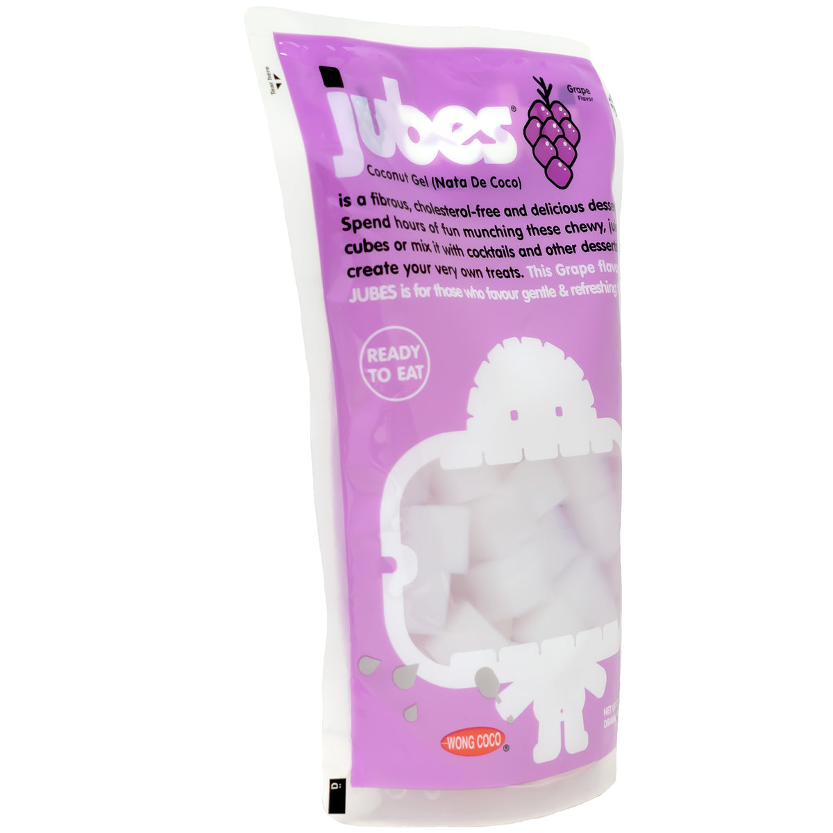 Wong Coco Jubes Nata De Coco Grape Flavor 360g