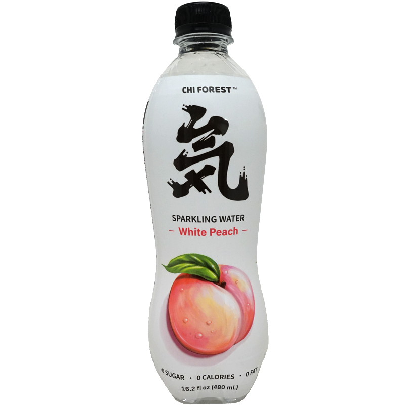Genki Forest Soda Water White Peach Flavor 480ml
