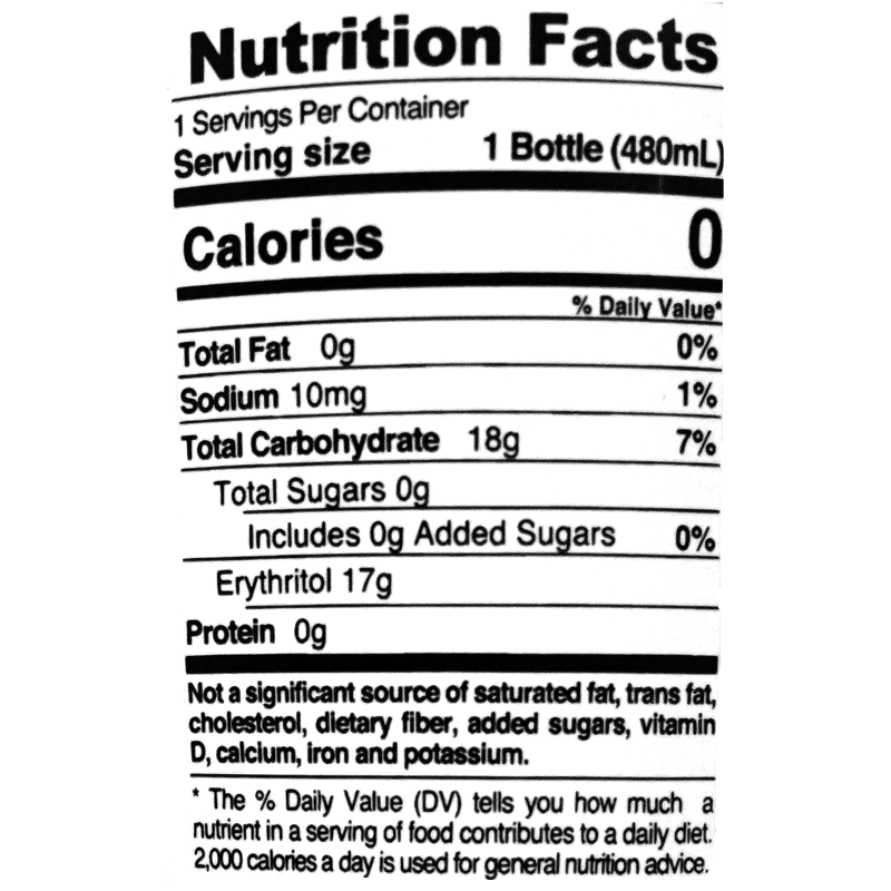 Genki Forest Soda Water Grape Delight Flavor 480ml