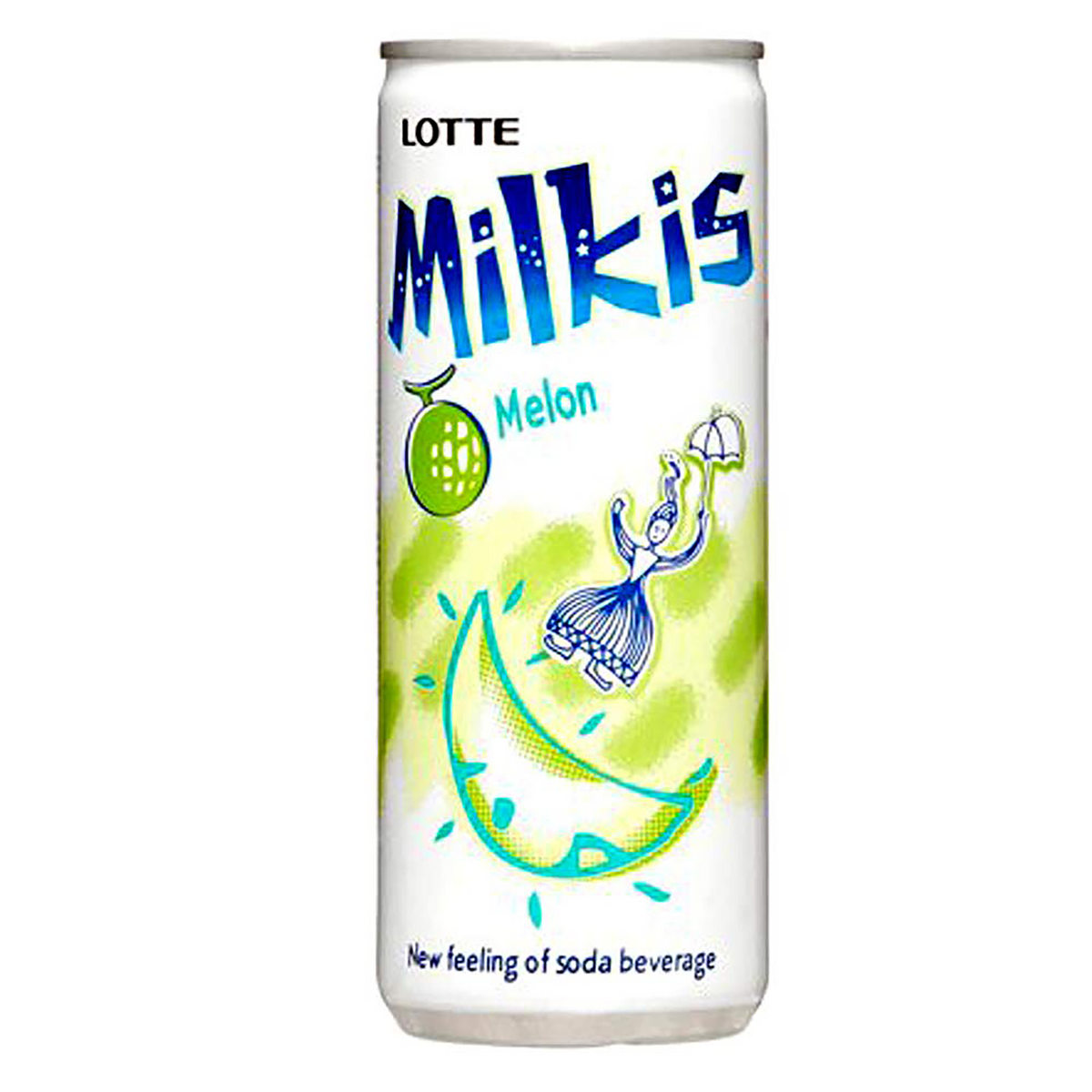 Lotte Milkis Carbonated Drink Melon Flavor 250ml*6*5