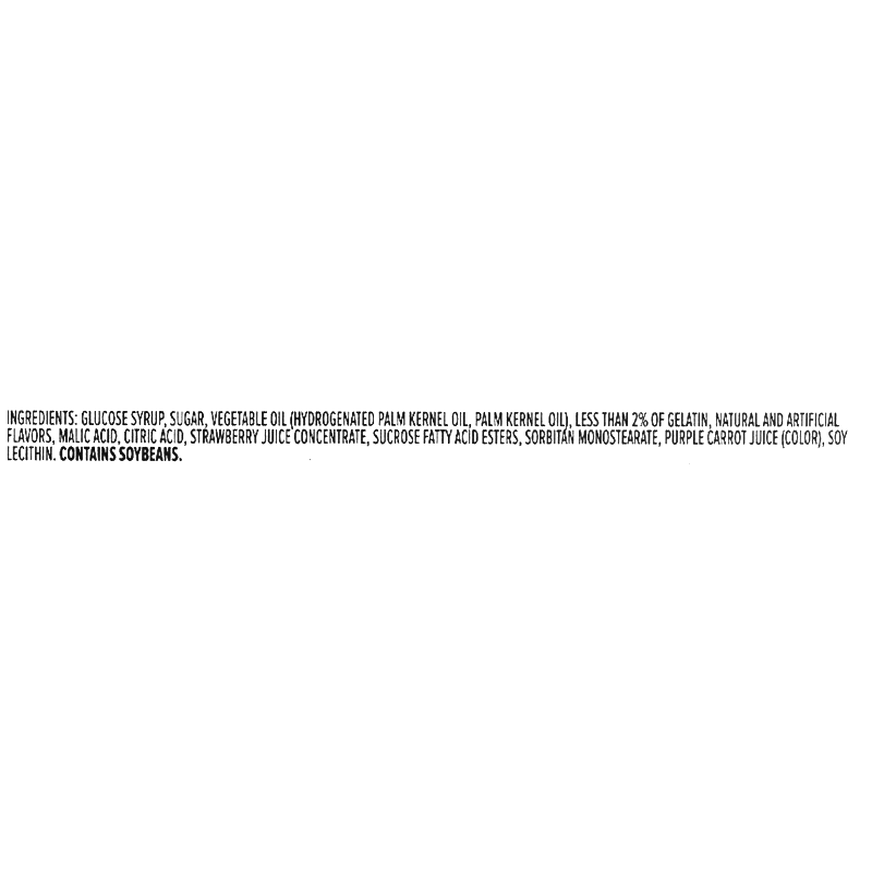 Ingredients contain soybeans
