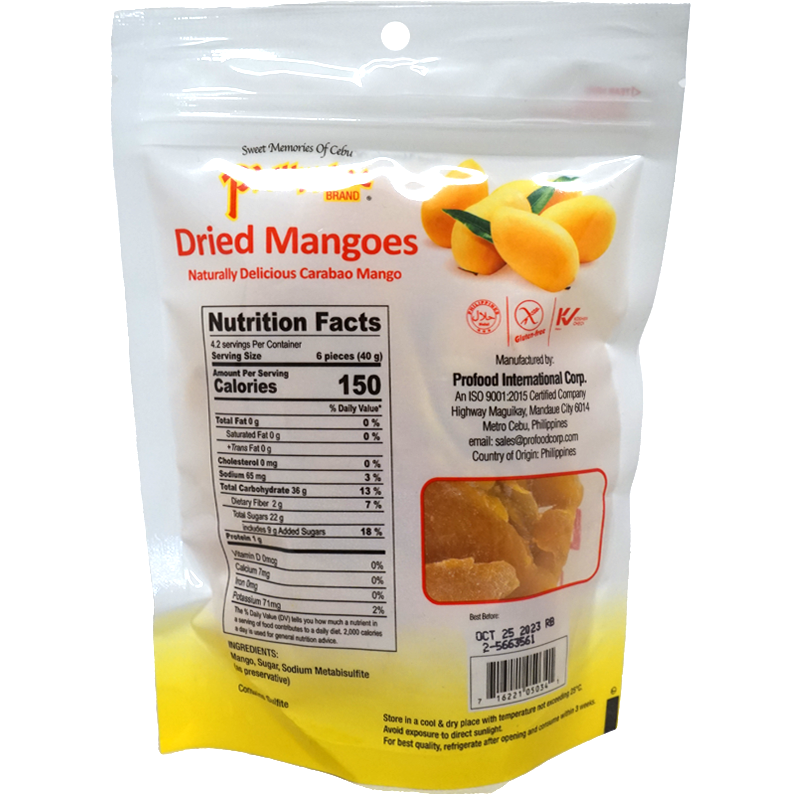 Philippine Brand Dried Mango 170g