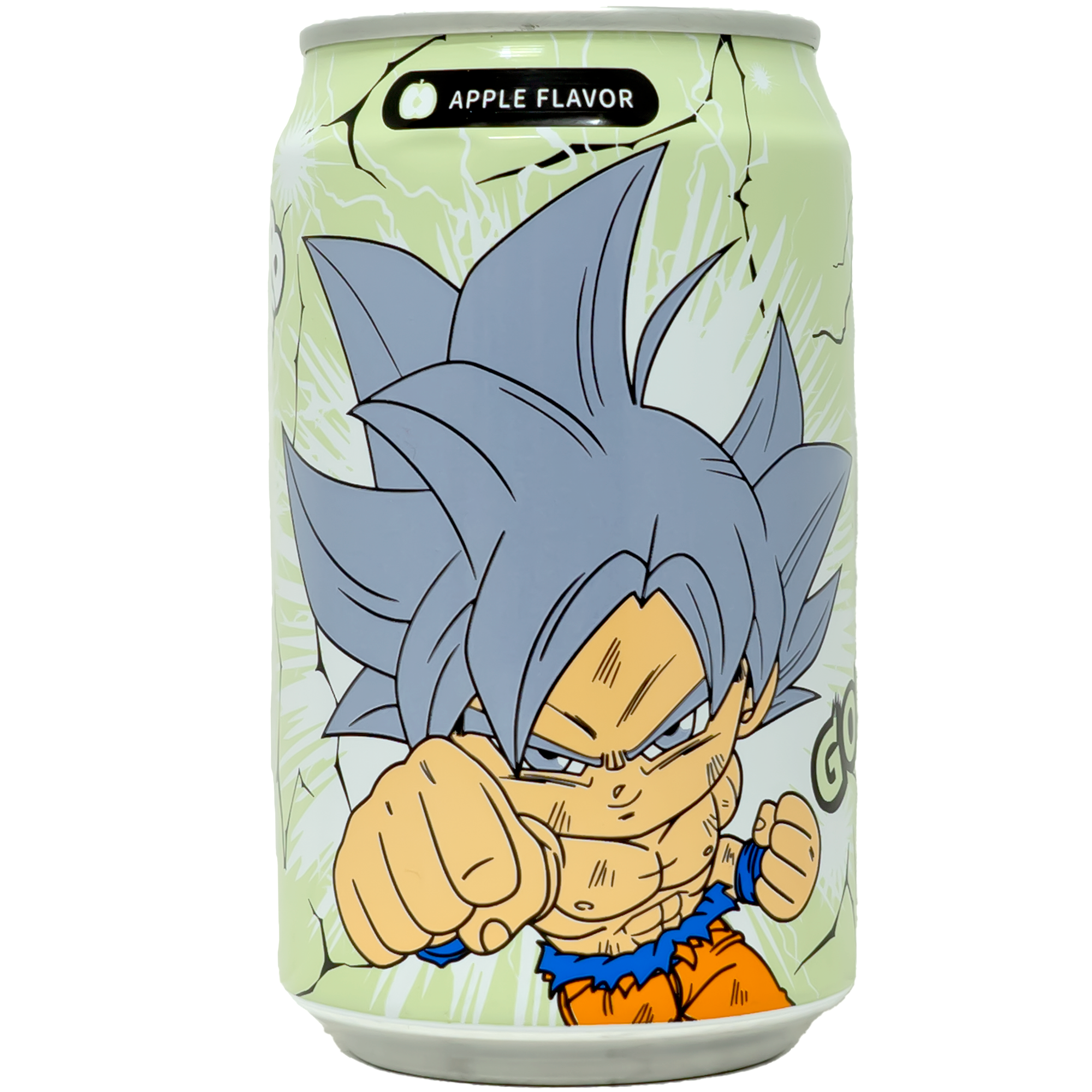 The can features vibrant artwork inspired by Dragon Ball, showcasing iconic characters in dynamic poses. The eye-catching design and bold colors make it a must-have for collectors and fans of the series.