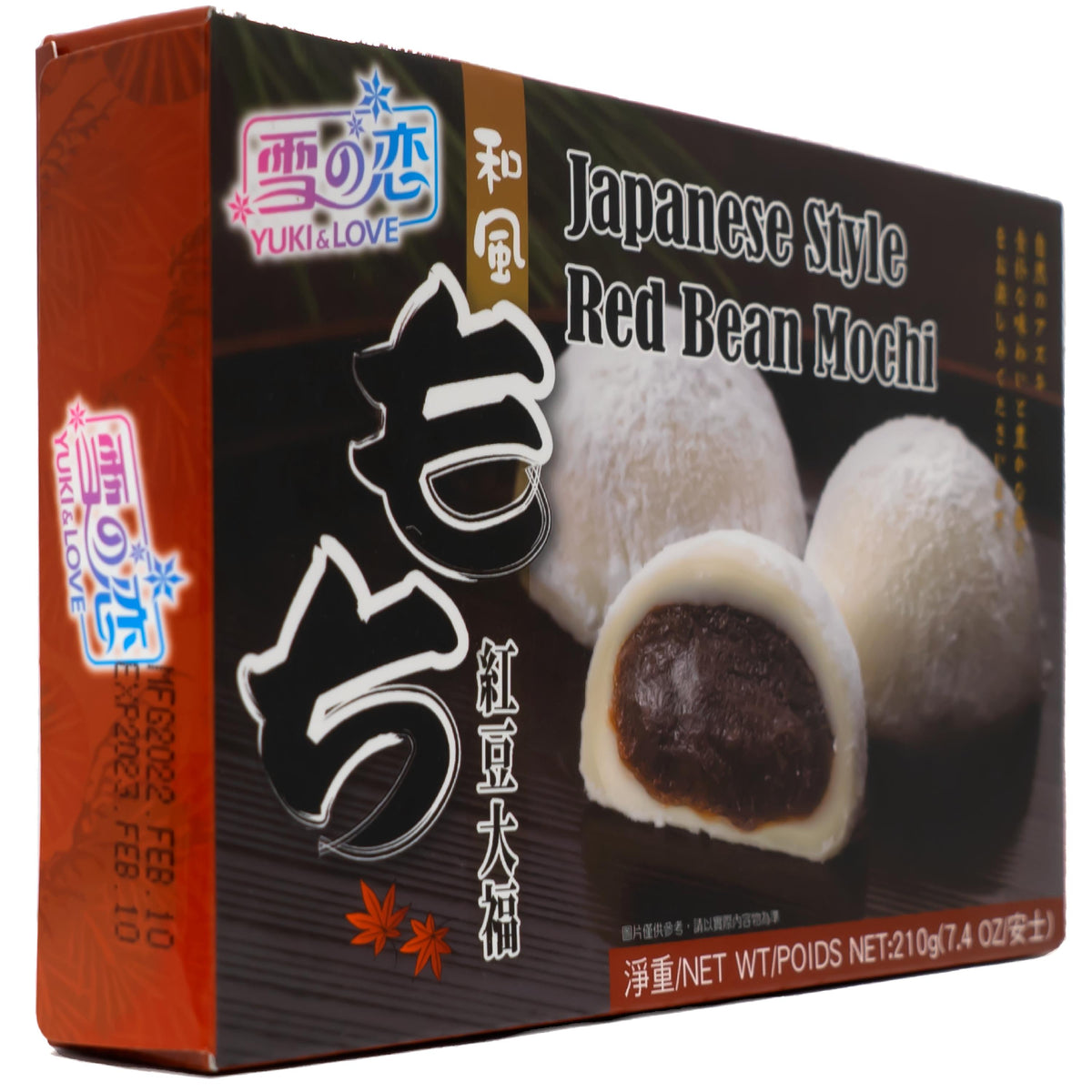 Yuki &amp; Love Japan Mochi Red Bean 210g