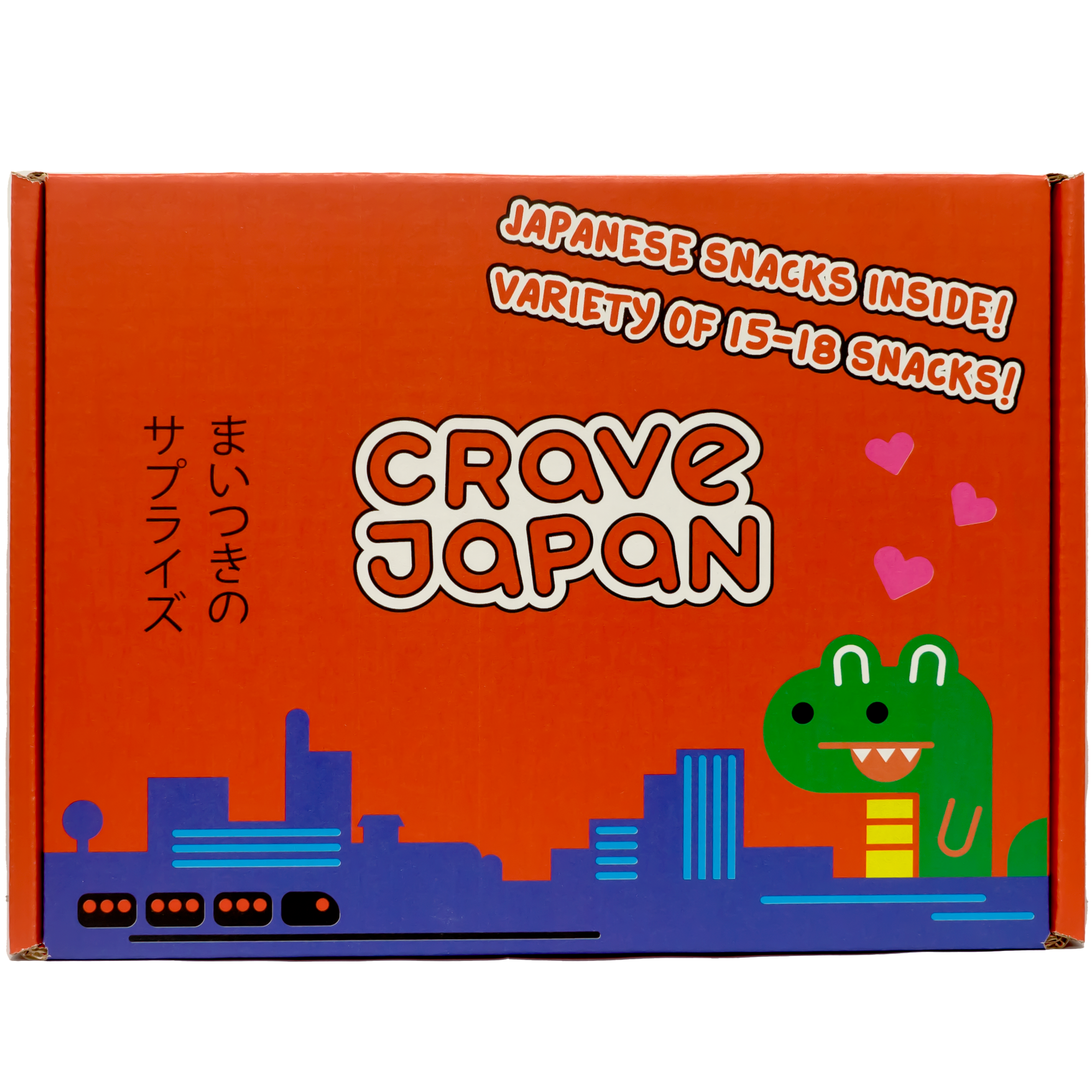 Crave Japan Japanese snack crate top view