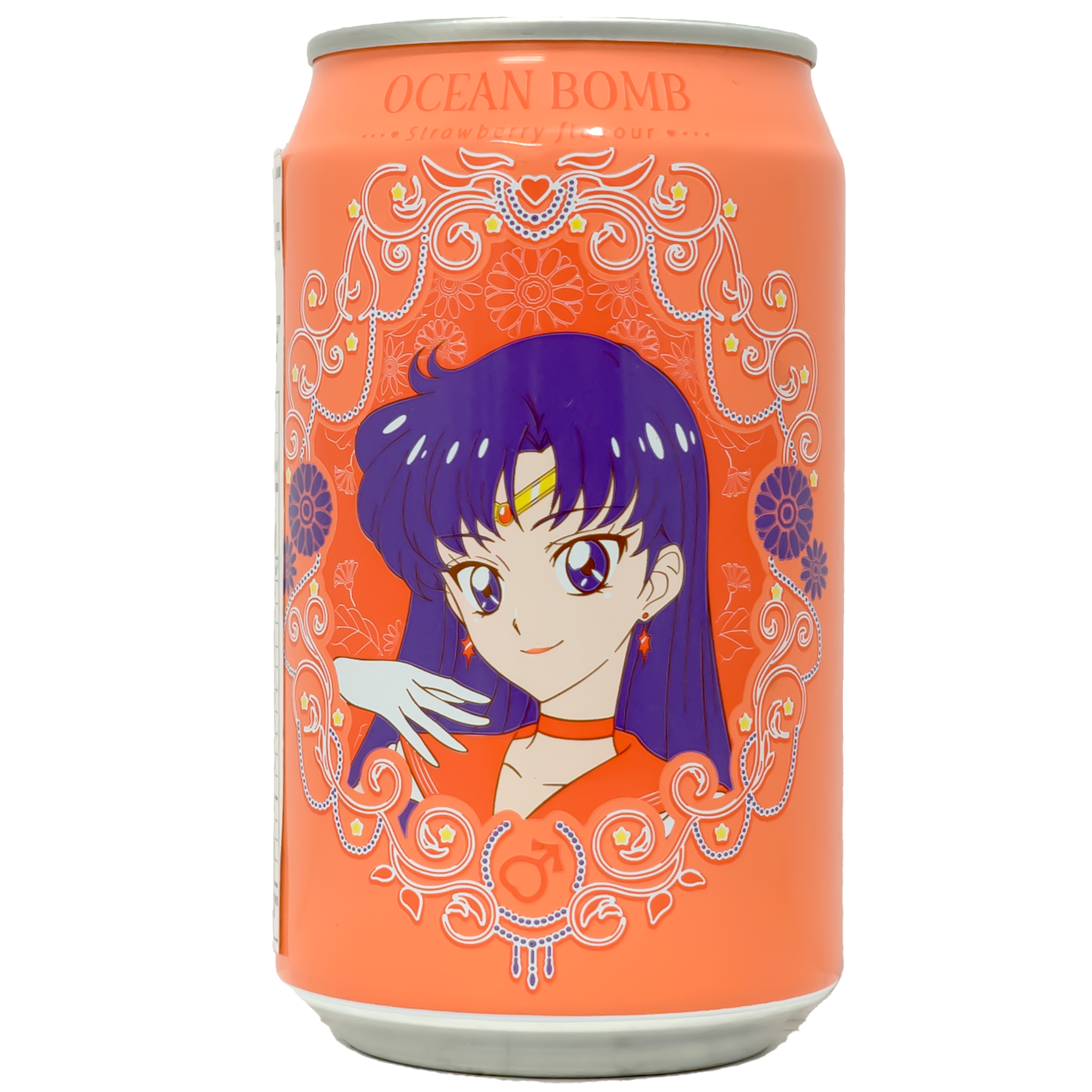 The can features a vibrant design with a charming character in bold colors, making it not only a delicious beverage but also a visually appealing addition to your collection. The intricate details and bright hues capture the essence of fun and excitement, making this drink a joy to hold and behold.