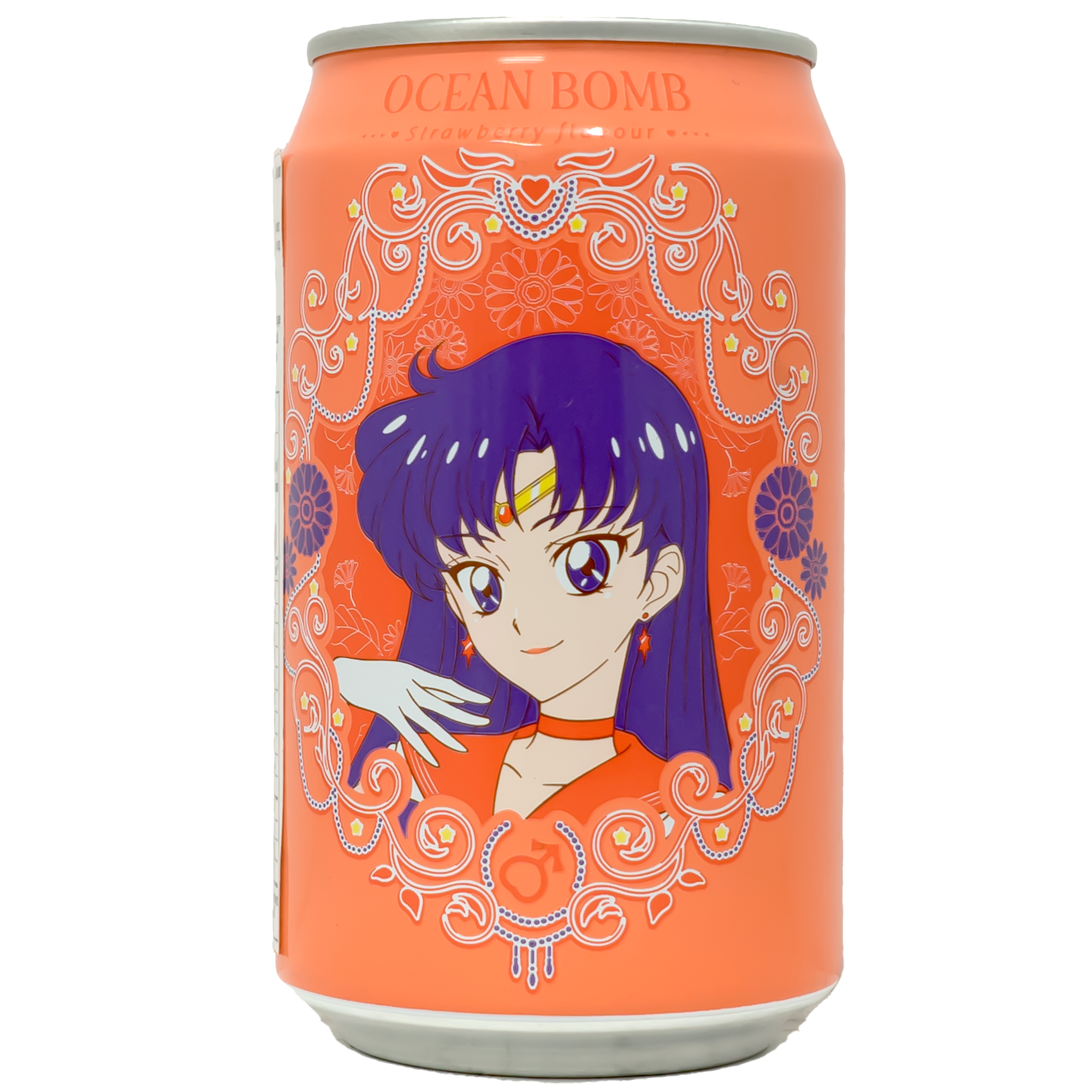 The can features a vibrant design with a charming character in bold colors, making it not only a delicious beverage but also a visually appealing addition to your collection. The intricate details and bright hues capture the essence of fun and excitement, making this drink a joy to hold and behold.