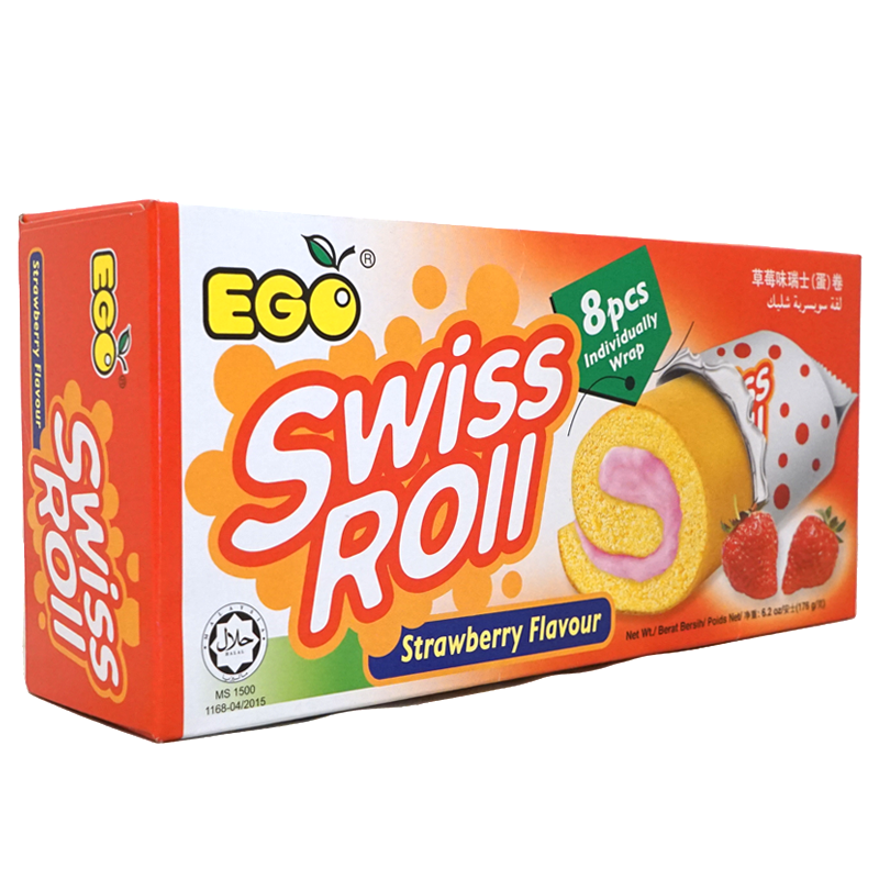 Side view of package