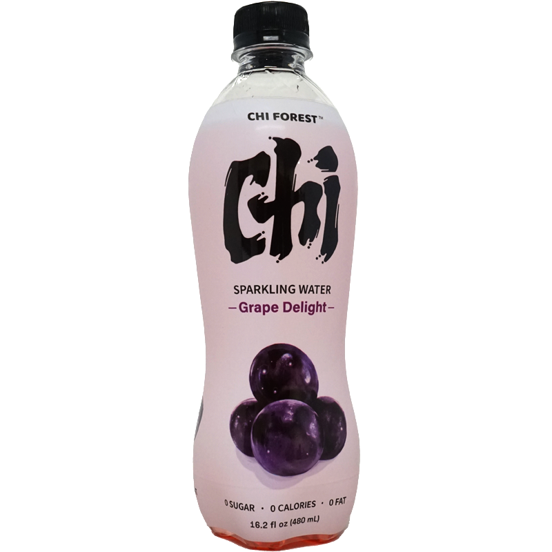 Genki Forest Soda Water Grape Delight Flavor 480ml