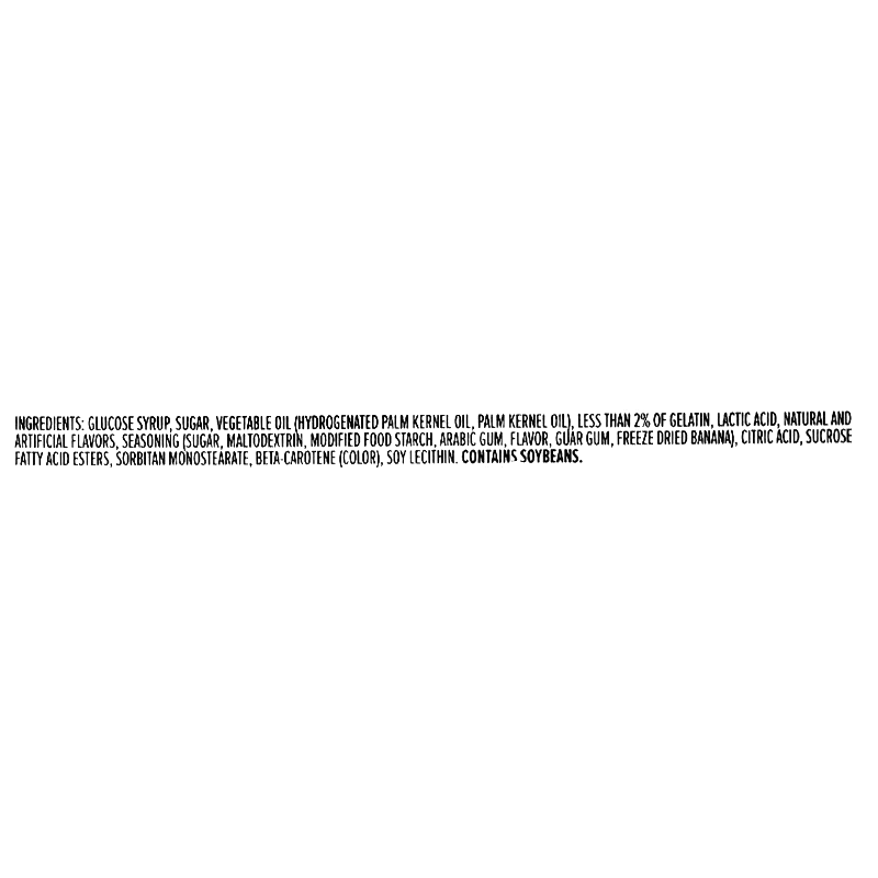 Ingredients contain soybeans