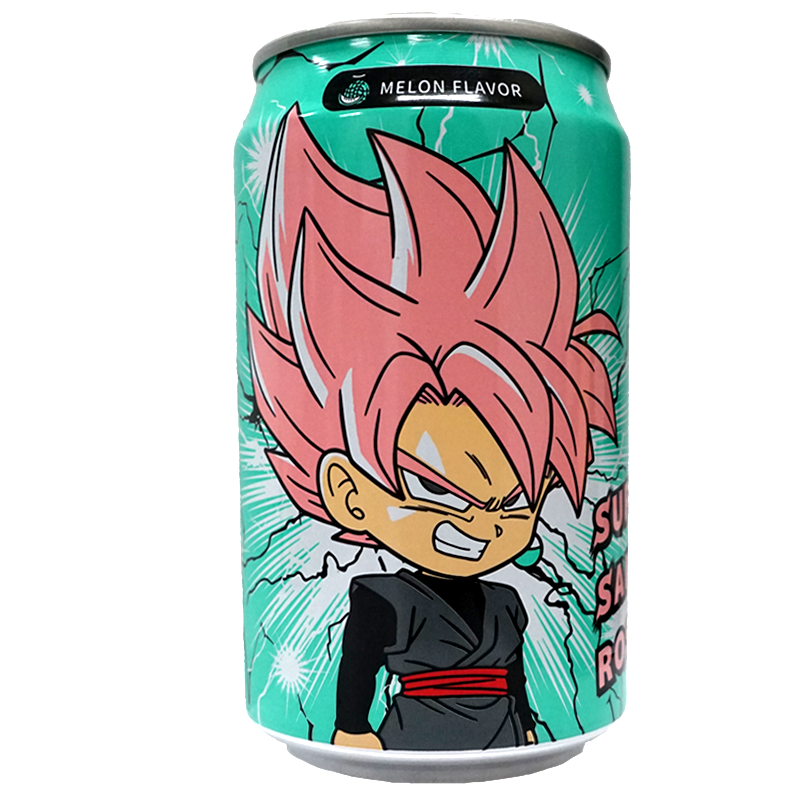 The can features vibrant and dynamic Dragon Ball artwork, showcasing beloved characters in action-packed poses. The striking design and bright colors make it an irresistible choice for collectors and enthusiasts.